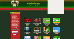 Desktop Screenshot of gratuit-poker.com