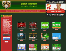 Tablet Screenshot of gratuit-poker.com